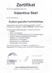Zertifikat,Valentina Seel,3